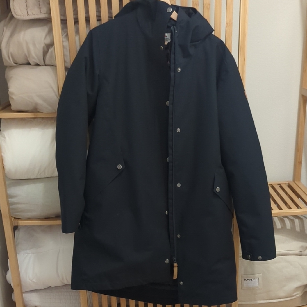 Fjallraven Women's Black Trench Coat